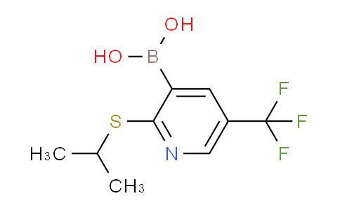 CAS No. 1256345-52-4, (2-(Isopropylthio)-5-(trifluoromethyl)pyridin-3-yl)boronic acid