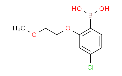 CAS No. 1256354-97-8, (4-Chloro-2-(2-methoxyethoxy)phenyl)boronic acid