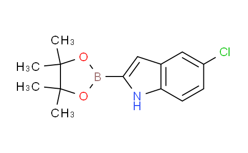 CAS No. 1256358-91-4, 5-Chloro-2-(4,4,5,5-tetramethyl-1,3,2-dioxaborolan-2-yl)-1H-indole