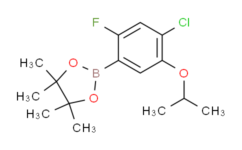 CAS No. 1256360-16-3, 2-(4-Chloro-2-fluoro-5-isopropoxyphenyl)-4,4,5,5-tetramethyl-1,3,2-dioxaborolane