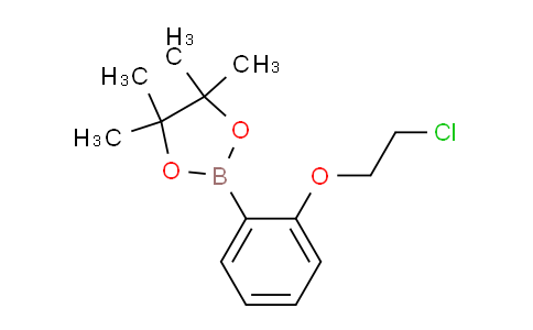 CAS No. 1256359-02-0, 2-(2-(2-Chloroethoxy)phenyl)-4,4,5,5-tetramethyl-1,3,2-dioxaborolane
