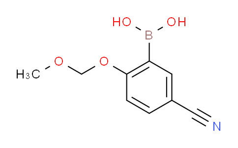 CAS No. 1256345-61-5, (5-Cyano-2-(methoxymethoxy)phenyl)boronic acid