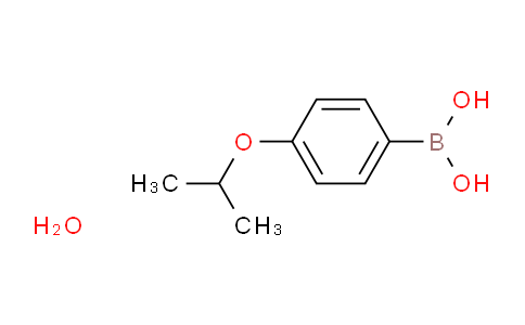 CAS No. 1256355-64-2, (4-Isopropoxyphenyl)boronic acid hydrate