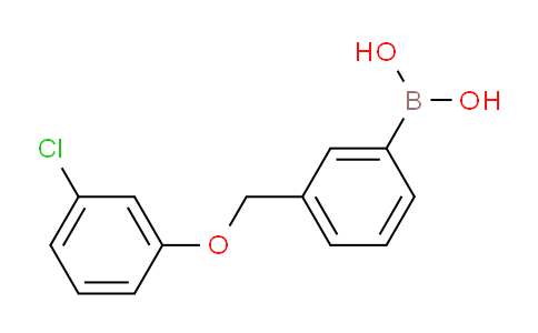 CAS No. 1256358-73-2, (3-((3-chlorophenoxy)methyl)phenyl)boronic acid
