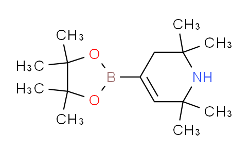 CAS No. 1257651-11-8, 2,2,6,6-tetramethyl-4-(4,4,5,5-tetramethyl-1,3,2-dioxaborolan-2-yl)-1,2,3,6-tetrahydropyridine