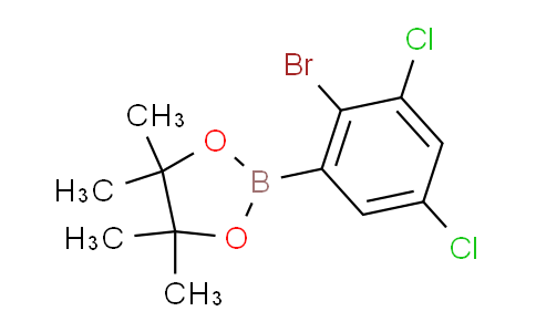 CAS No. 1256781-65-3, 2-(2-bromo-3,5-dichlorophenyl)-4,4,5,5-tetramethyl-1,3,2-dioxaborolane
