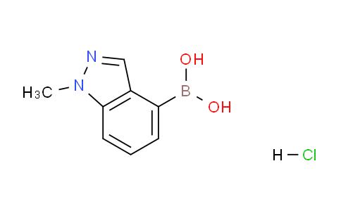 CAS No. 1257527-53-9, (1-Methyl-1H-indazol-4-yl)boronicacidhydrochloride