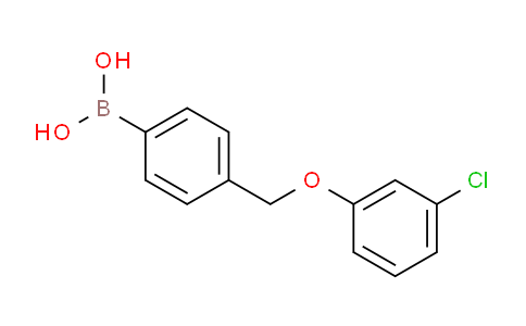CAS No. 1256358-75-4, (4-((3-chlorophenoxy)methyl)phenyl)boronic acid