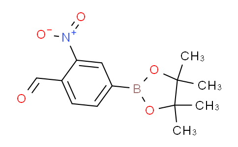 CAS No. 1268163-62-7, 2-nitro-4-(4,4,5,5-tetramethyl-1,3,2-dioxaborolan-2-yl)benzaldehyde