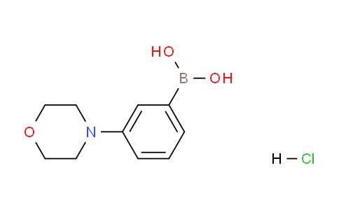 CAS No. 863248-20-8, (3-Morpholinophenyl)boronic acid hydrochloride