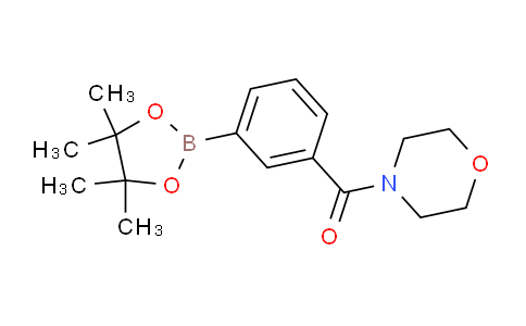 CAS No. 1036991-25-9, Morpholino(3-(4,4,5,5-tetramethyl-1,3,2-dioxaborolan-2-yl)phenyl)methanone