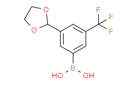 CAS No. 1072946-51-0, (3-(1,3-Dioxolan-2-yl)-5-(trifluoromethyl)-phenyl)boronic acid