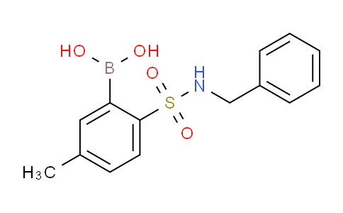 CAS No. 1072946-63-4, (2-(N-Benzylsulfamoyl)-5-methylphenyl)boronic acid