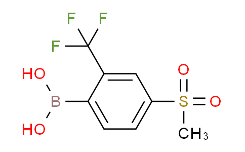 CAS No. 1072946-16-7, (4-(Methylsulfonyl)-2-(trifluoromethyl)-phenyl)boronic acid