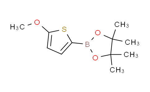 CAS No. 596819-12-4, 2-(5-Methoxythiophen-2-yl)-4,4,5,5-tetramethyl-1,3,2-dioxaborolane
