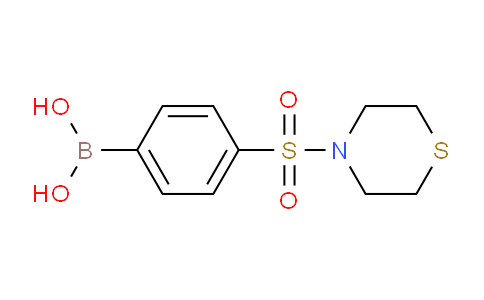 CAS No. 871329-69-0, (4-(Thiomorpholinosulfonyl)phenyl)boronic acid