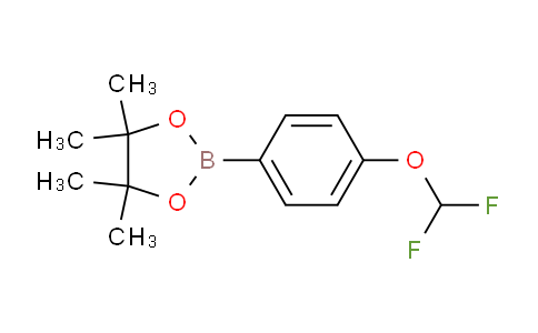 CAS No. 887757-48-4, 2-(4-(Difluoromethoxy)phenyl)-4,4,5,5-tetramethyl-1,3,2-dioxaborolane