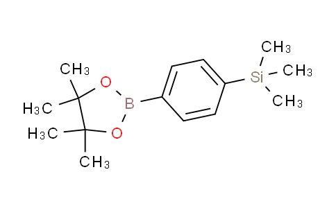 CAS No. 1186026-67-4, Trimethyl(4-(4,4,5,5-tetramethyl-1,3,2-dioxaborolan-2-yl)phenyl)silane