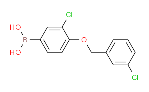 CAS No. 849062-26-6, (3-Chloro-4-((3-chlorobenzyl)oxy)phenyl)boronic acid