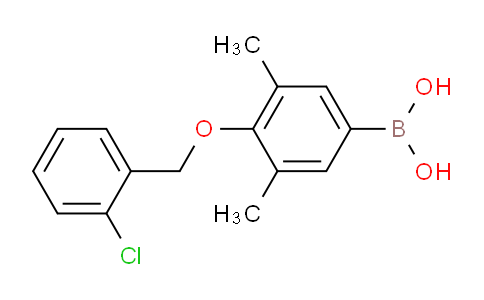 CAS No. 849052-15-9, (4-((2-Chlorobenzyl)oxy)-3,5-dimethylphenyl)boronic acid