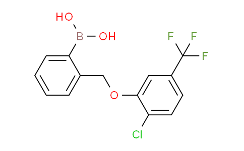CAS No. 849062-11-9, (2-((2-Chloro-5-(trifluoromethyl)phenoxy)-methyl)phenyl)boronic acid