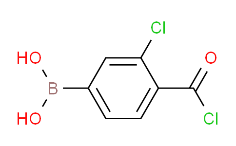 CAS No. 850589-38-7, (3-Chloro-4-(chlorocarbonyl)phenyl)boronic acid