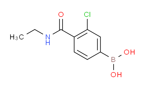 CAS No. 850589-40-1, (3-Chloro-4-(ethylcarbamoyl)phenyl)boronic acid