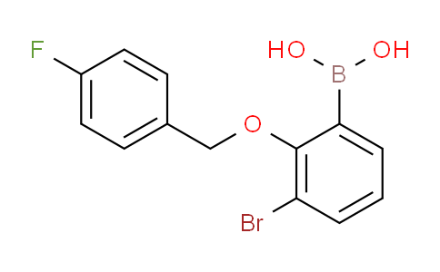CAS No. 849052-22-8, (3-Bromo-2-((4-fluorobenzyl)oxy)phenyl)boronic acid