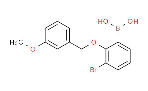 CAS No. 849052-24-0, (3-Bromo-2-((3-methoxybenzyl)oxy)phenyl)boronic acid