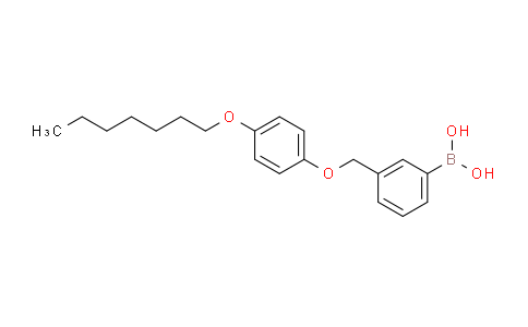 CAS No. 870778-93-1, (3-((4-(Heptyloxy)phenoxy)methyl)phenyl)boronic acid