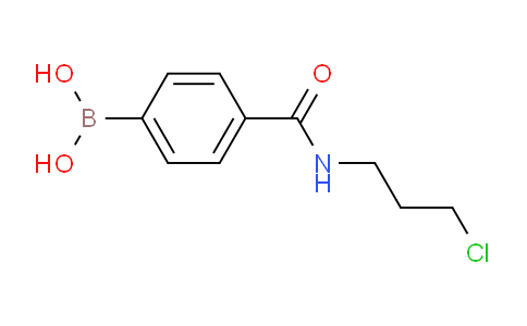 CAS No. 874460-03-4, (4-((3-Chloropropyl)carbamoyl)phenyl)boronic acid