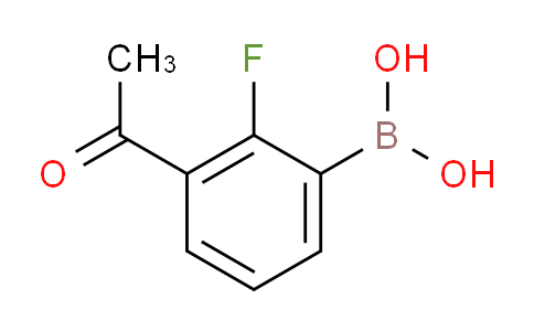 CAS No. 870778-95-3, (3-Acetyl-2-fluorophenyl)boronic acid