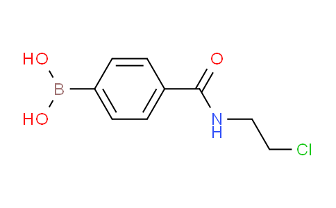 CAS No. 874460-05-6, (4-((2-Chloroethyl)carbamoyl)phenyl)boronic acid