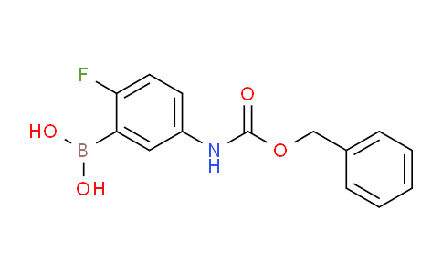 CAS No. 874290-58-1, (5-(((Benzyloxy)carbonyl)amino)-2-fluorophenyl)boronic acid