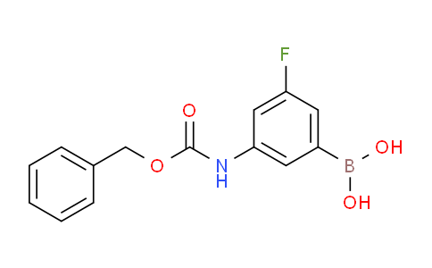 CAS No. 874290-61-6, (3-(((Benzyloxy)carbonyl)amino)-5-fluorophenyl)boronic acid