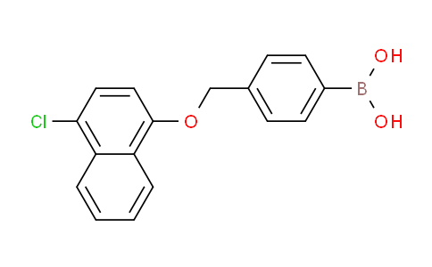 CAS No. 870778-84-0, (4-(((4-Chloronaphthalen-1-yl)oxy)-methyl)phenyl)boronic acid
