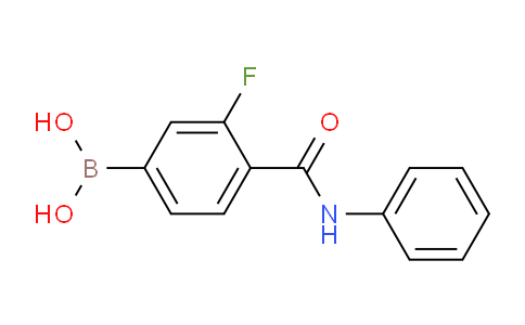 CAS No. 874288-40-1, (3-Fluoro-4-(phenylcarbamoyl)phenyl)boronic acid