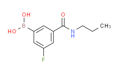 CAS No. 874219-37-1, (3-Fluoro-5-(propylcarbamoyl)phenyl)boronic acid