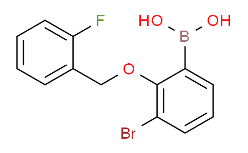 CAS No. 870778-86-2, (3-Bromo-2-((2-fluorobenzyl)oxy)phenyl)boronic acid