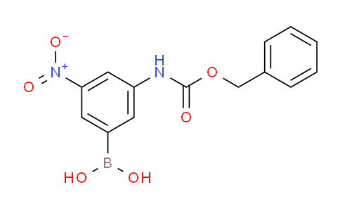 CAS No. 874219-56-4, (3-(((benzyloxy)carbonyl)amino)-5-nitrophenyl)boronic acid
