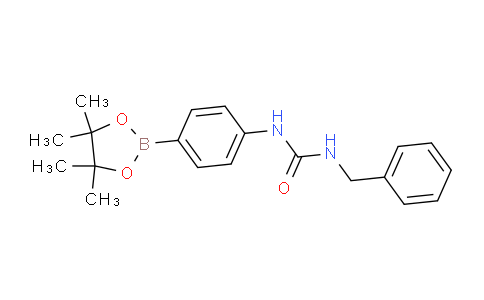 CAS No. 874290-98-9, 1-Benzyl-3-(4-(4,4,5,5-tetramethyl-1,3,2-dioxaborolan-2-yl)phenyl)urea
