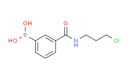 CAS No. 874288-10-5, (3-((3-Chloropropyl)carbamoyl)phenyl)boronic acid