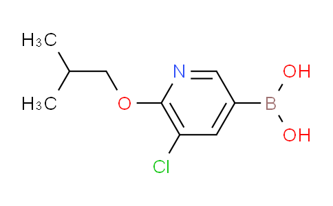CAS No. 1217500-89-4, (5-chloro-6-isobutoxypyridin-3-yl)boronic acid