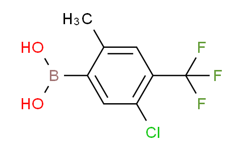 CAS No. 1072946-33-8, (5-Chloro-2-methyl-4-(trifluoromethyl)phenyl)boronic acid
