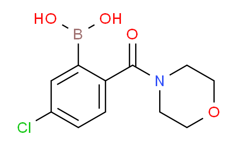 CAS No. 1072946-43-0, (5-chloro-2-(morpholine-4-carbonyl)phenyl)boronic acid