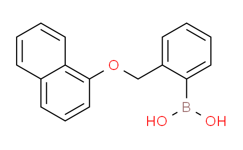 CAS No. 1072951-77-9, (2-((Naphthalen-1-yloxy)methyl)phenyl)boronic acid