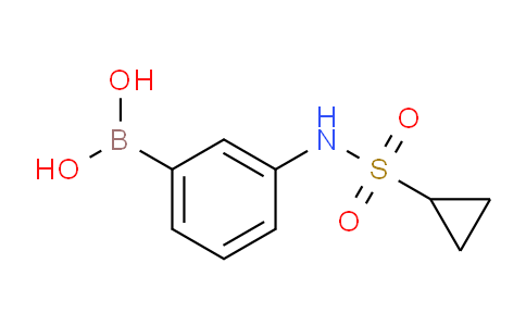 CAS No. 1072945-67-5, (3-(cyclopropanesulfonamido)phenyl)boronic acid