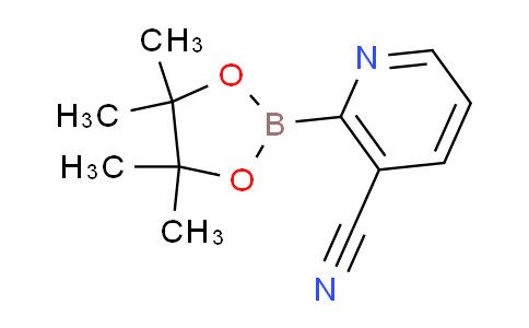 CAS No. 1309981-31-4, 2-(4,4,5,5-Tetramethyl-1,3,2-dioxaborolan-2-yl)nicotinonitrile