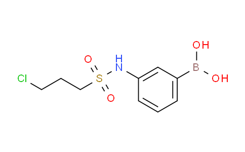 CAS No. 913835-50-4, (3-((3-chloropropyl)sulfonamido)phenyl)boronic acid
