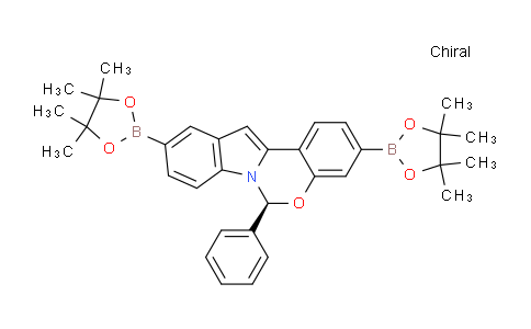 CAS No. 1713286-22-6, (S)-6-phenyl-3,10-bis(4,4,5,5-tetramethyl-1,3,2-dioxaborolan-2-yl)-6H-benzo[5,6][1,3]oxazino[3,4-a]indole